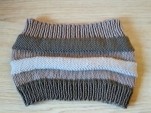 Snood marron taille 2-4 ans